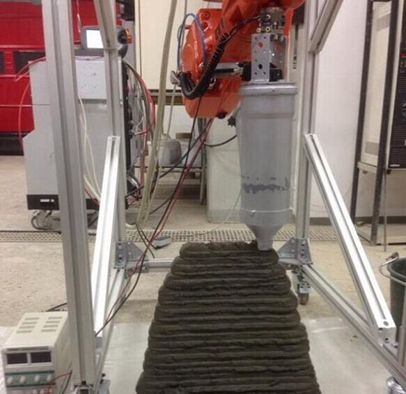 混凝土、混凝土3D打印機、可移動混凝土3D打印機