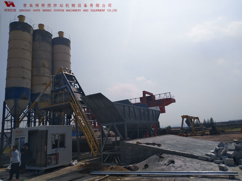 HZS75混凝土攪拌站---臥軸主機高效節能-青島輝特機械 HZS75混凝土攪拌站---臥軸主機高效節能-青島輝特機械