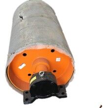 中聯HZS180斜皮帶包膠滾筒