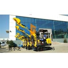 農林果園挖掘機價格，小型挖坑機使用，小型履帶挖掘機