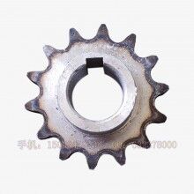 滾筒式水泥砂漿攪拌罐14齒鏈輪雙排鏈條聯軸器 變速箱連接鏈輪