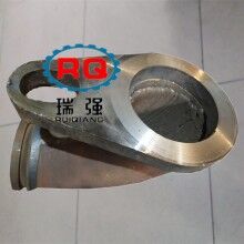 泵車配件廠家直銷中聯泵車通鋪耐磨焊接鉸鏈10萬方變徑管直管彎管5萬方